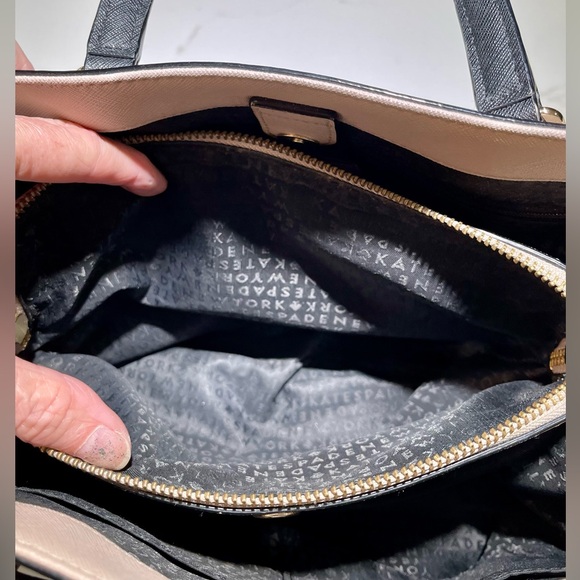 KATE SPADE CA57710 Crossbody Vintage Two-tone Leather bag, black with dusty pink - Picture 5 of 15